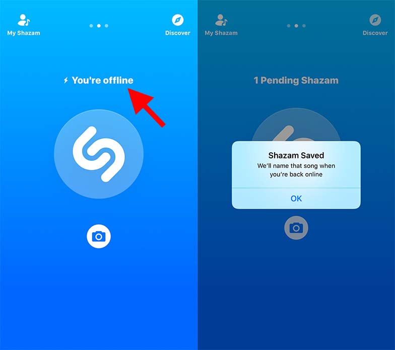 Shazam Offlinemode Content1