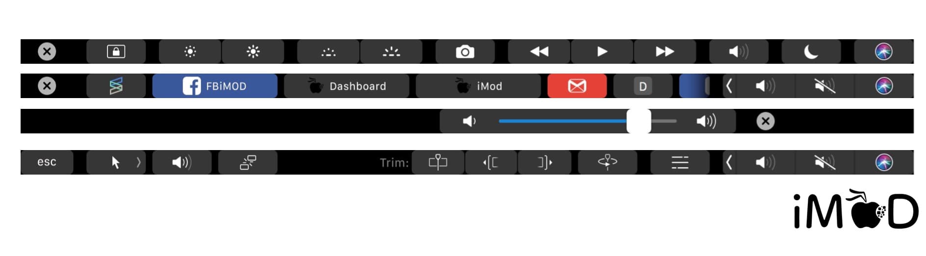 Touch Bar Shot Example