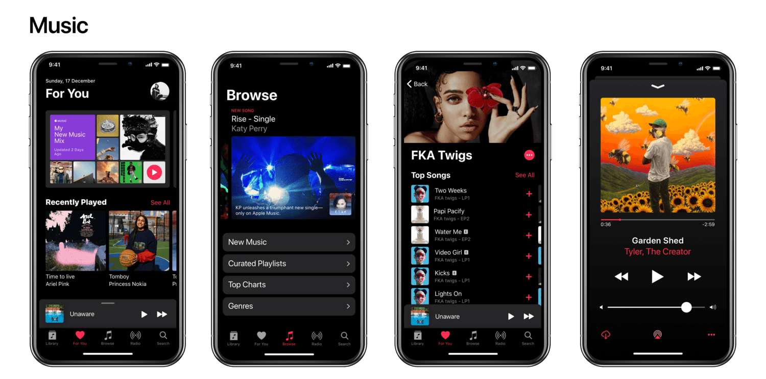 Ios11 Darkmode Iphonex Concept Image 6