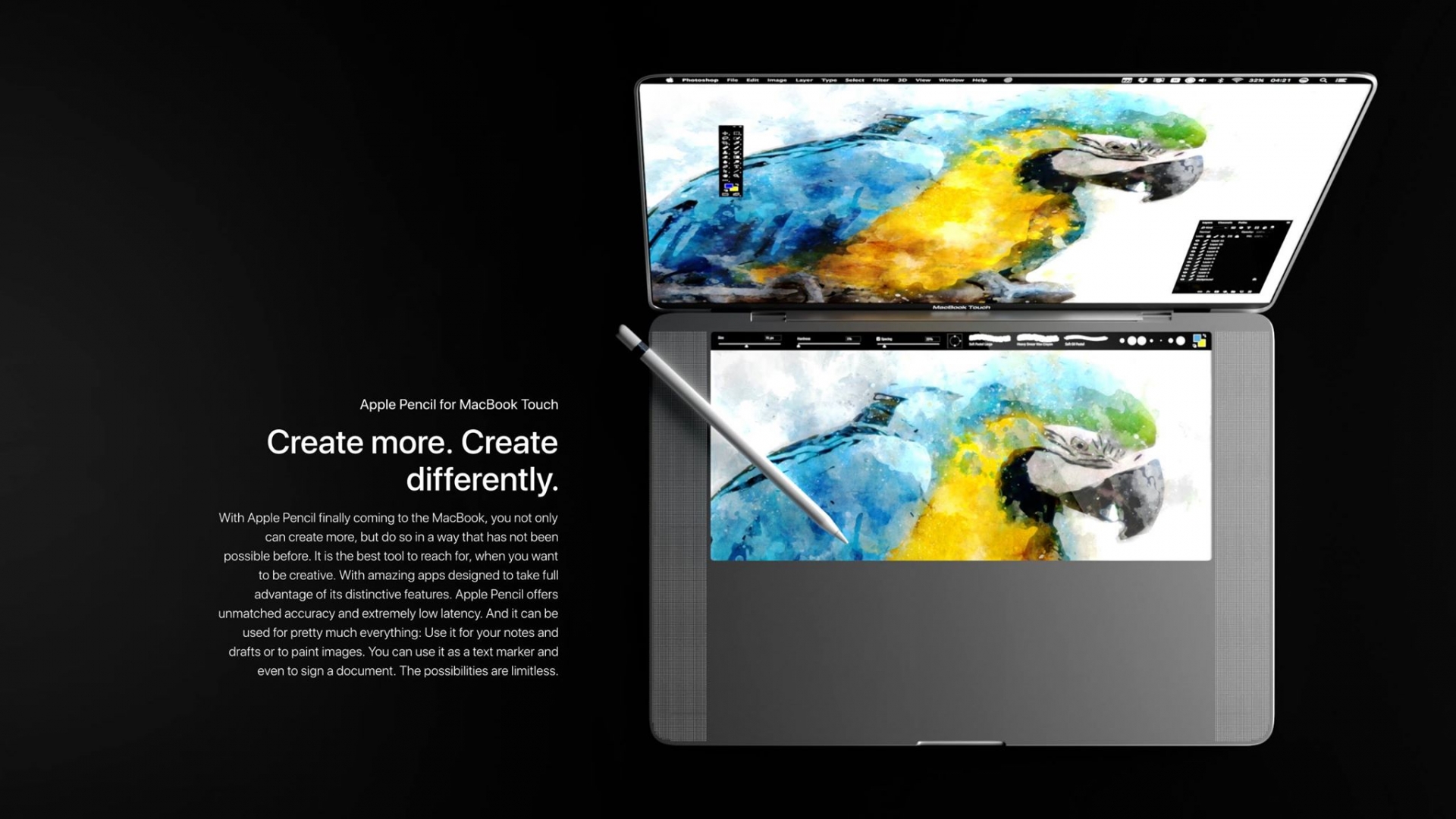 Macbook Touch Concept Image 3