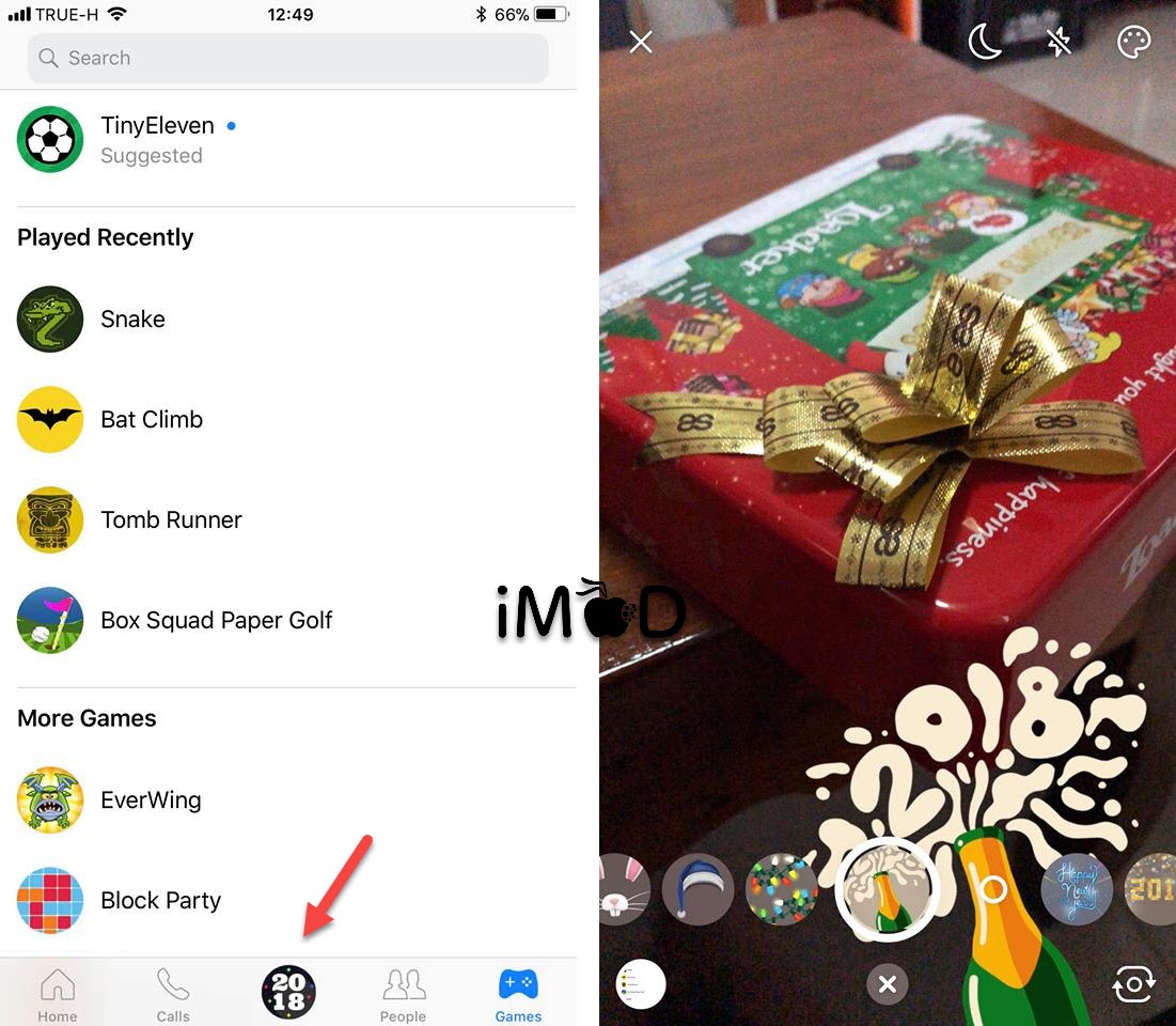 Messenger 2018 New Year Effect 1