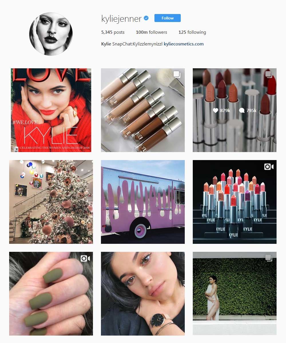 #7instagram Followers Kyliejenner