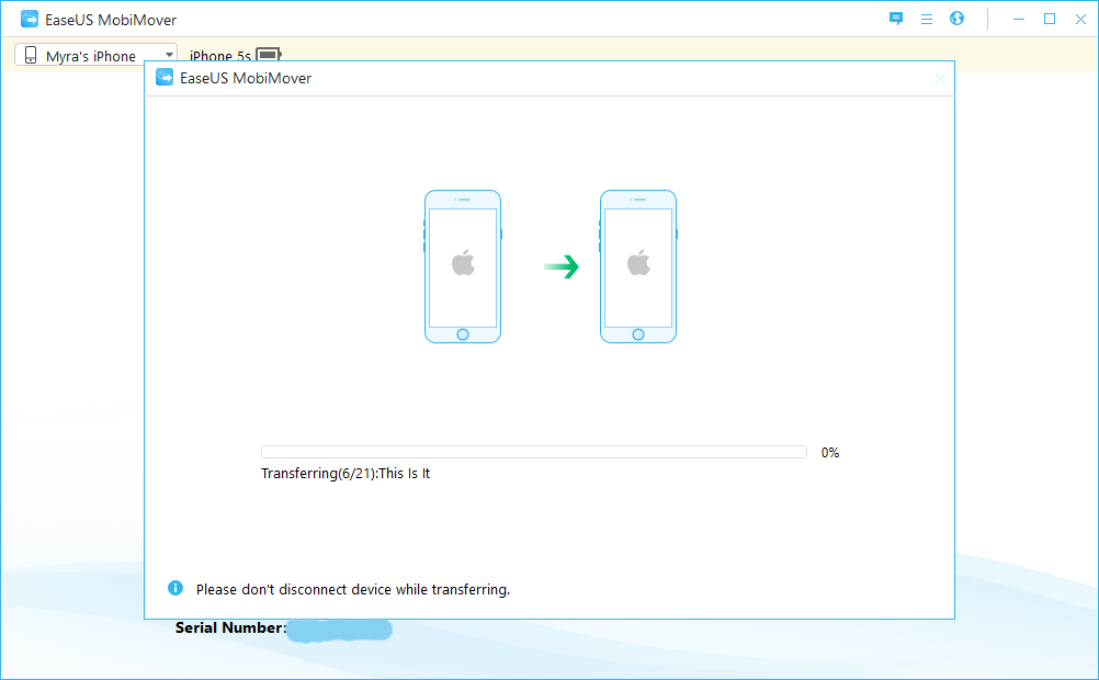 Easeusmobimoverfree3.0 Howto Transfer Iphone To Iphone3