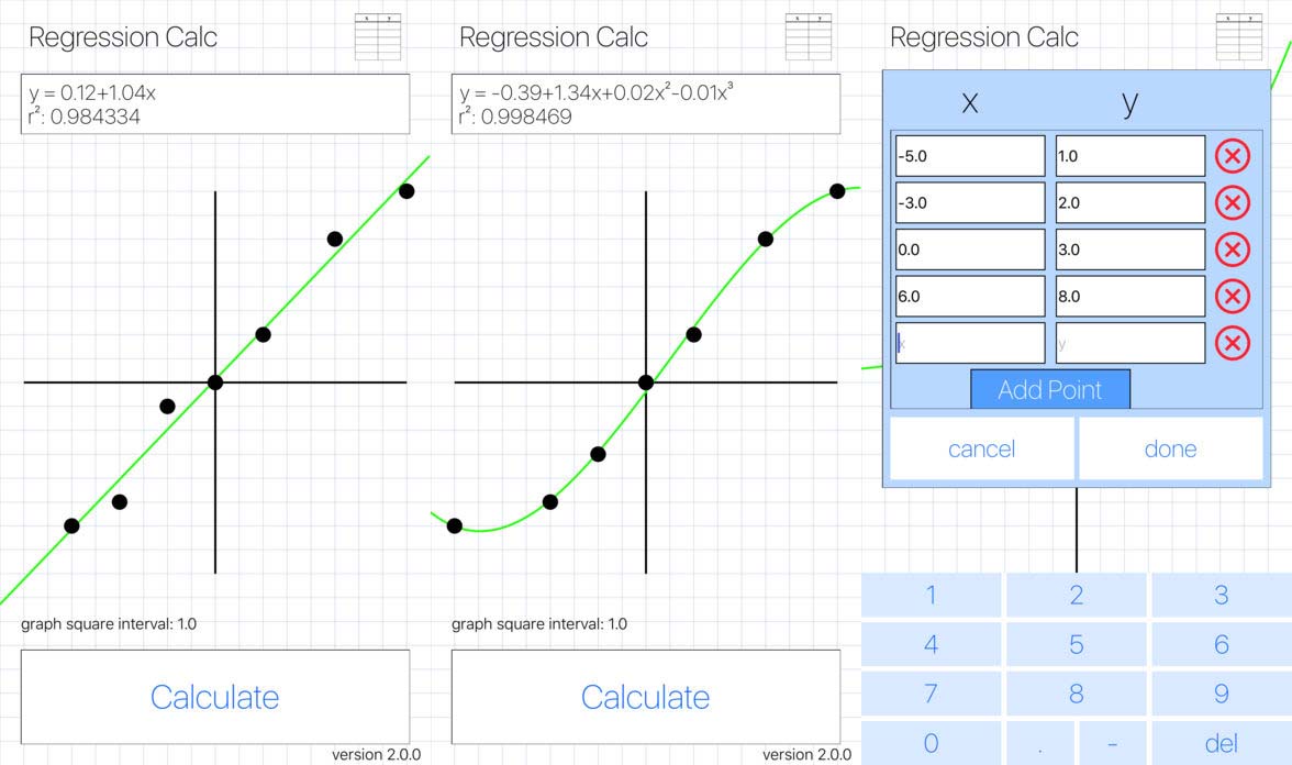 App Regressioncalc Content1