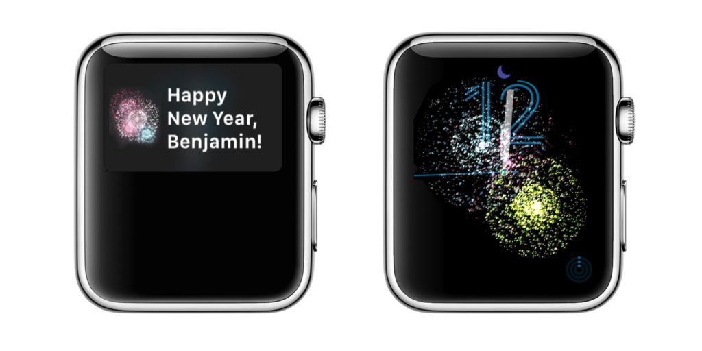 Happy New Year Apple Watch