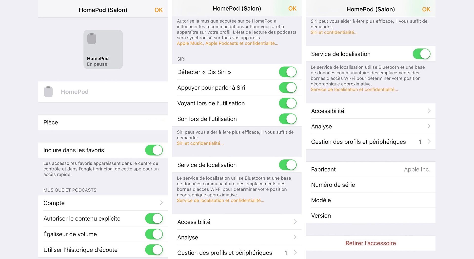Homepod Setting Screenshot 1