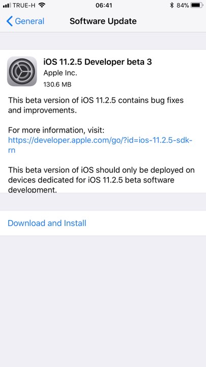 Ios 11 2 5 Beta 3 1