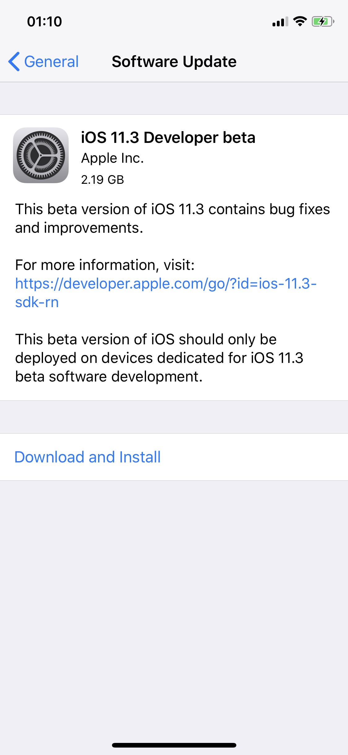 Ios 11 3 Beta 1 Seed 1