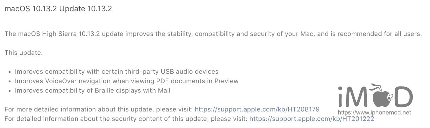 Macos 10.13.2 Update