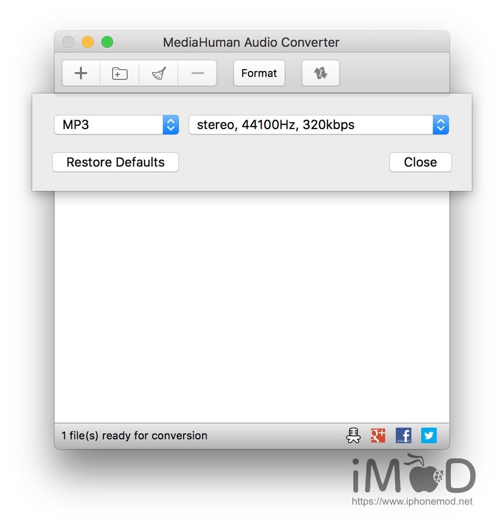Mediahuman Audio Converter Mac 01
