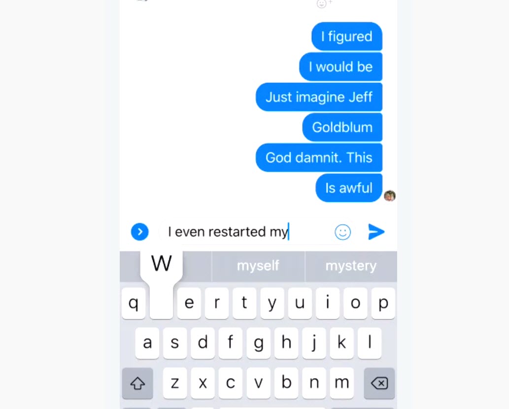 Messenger Hitting Bug 1