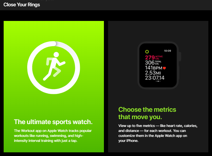 Apple Watch Green Ring Promote