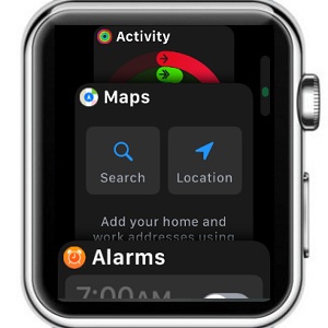 Apple Watch Vertical Dock In Watchos 4