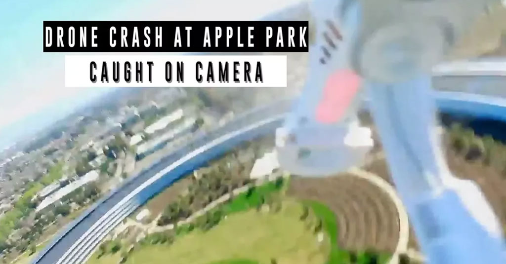 Apple shop park drone