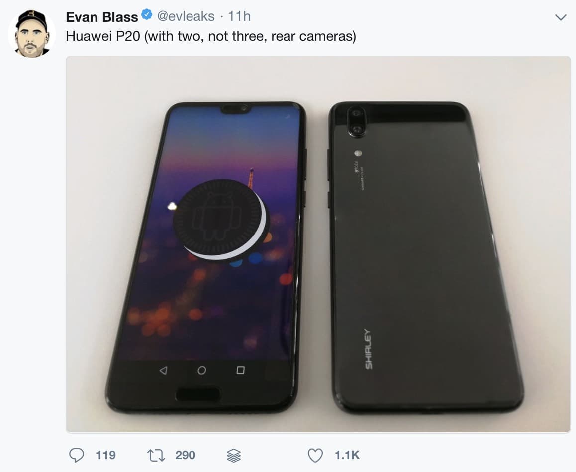 Evleaks Huawei P20