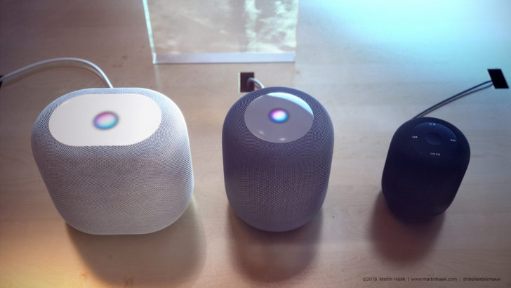 ชมภาพแนวคิดลำโพง HomePod รุ่นใหม่ 3 รุ่น ออกแบบโดย Martin Hajek