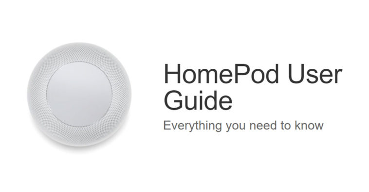 Homepod Userguide En