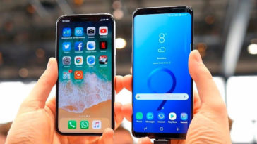 Iphone X Galaxy S9