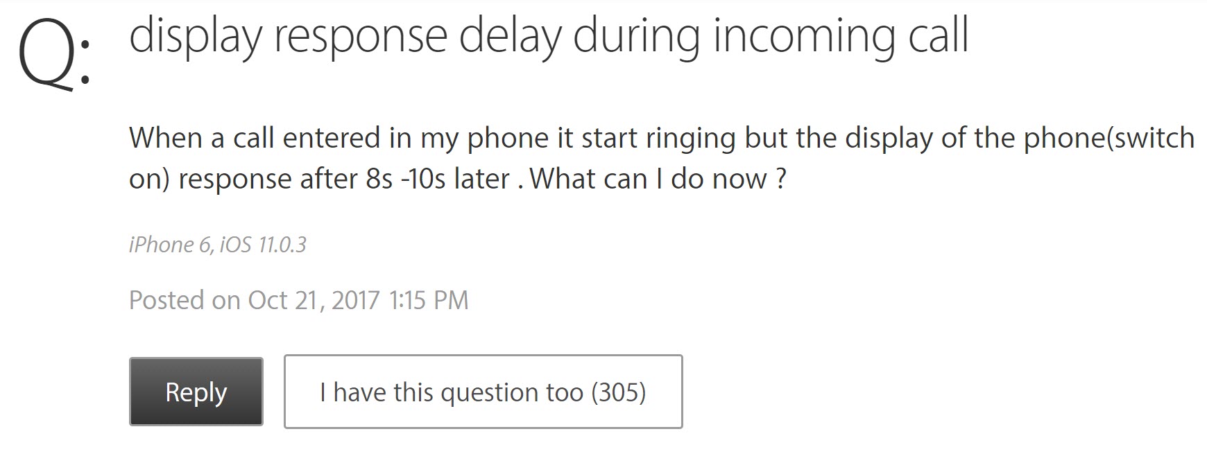Iphone X Incoming Call Issue 2