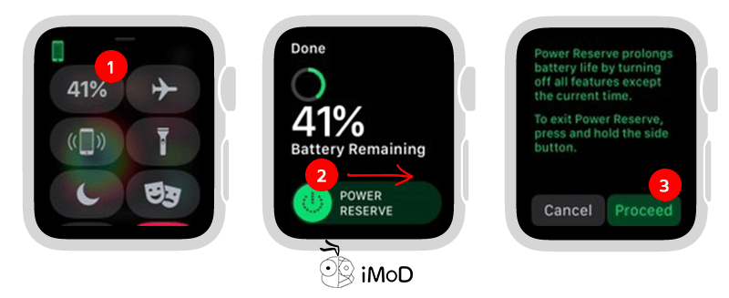 Open Save Mode Apple Watch