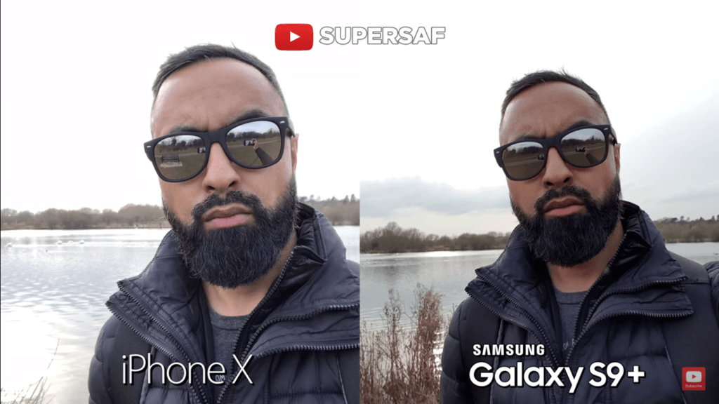 13 Selfie Camera Compare Iphone X Vs Samsung Galaxy S 9 Plus