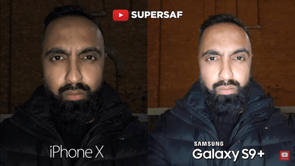 17 Low Light Mode Falsh Camera Compare Iphone X Vs Samsung Galaxy S 9 Plus