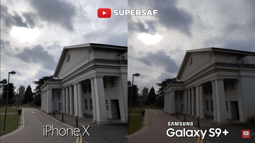 21 Wide Angel Mode Camera Compare Iphone X Vs Samsung Galaxy S 9 Plus