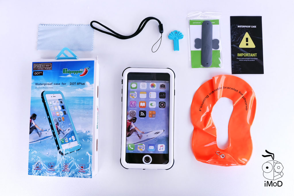 425 Degree Redpaper Waterproof Case For Iphone 8 Plus 6