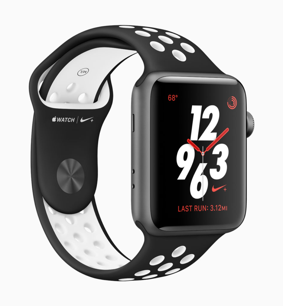 Apple Watch Series3 Nike Sports Band Black 032118