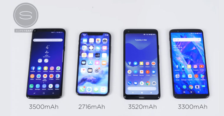 Galaxy S9 Plus Iphone X Pixel 2 Xl Oneplus 5t Battery Charge Speed Test