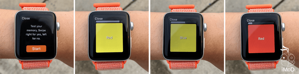Memorado Colorswipe Apple Watch Game