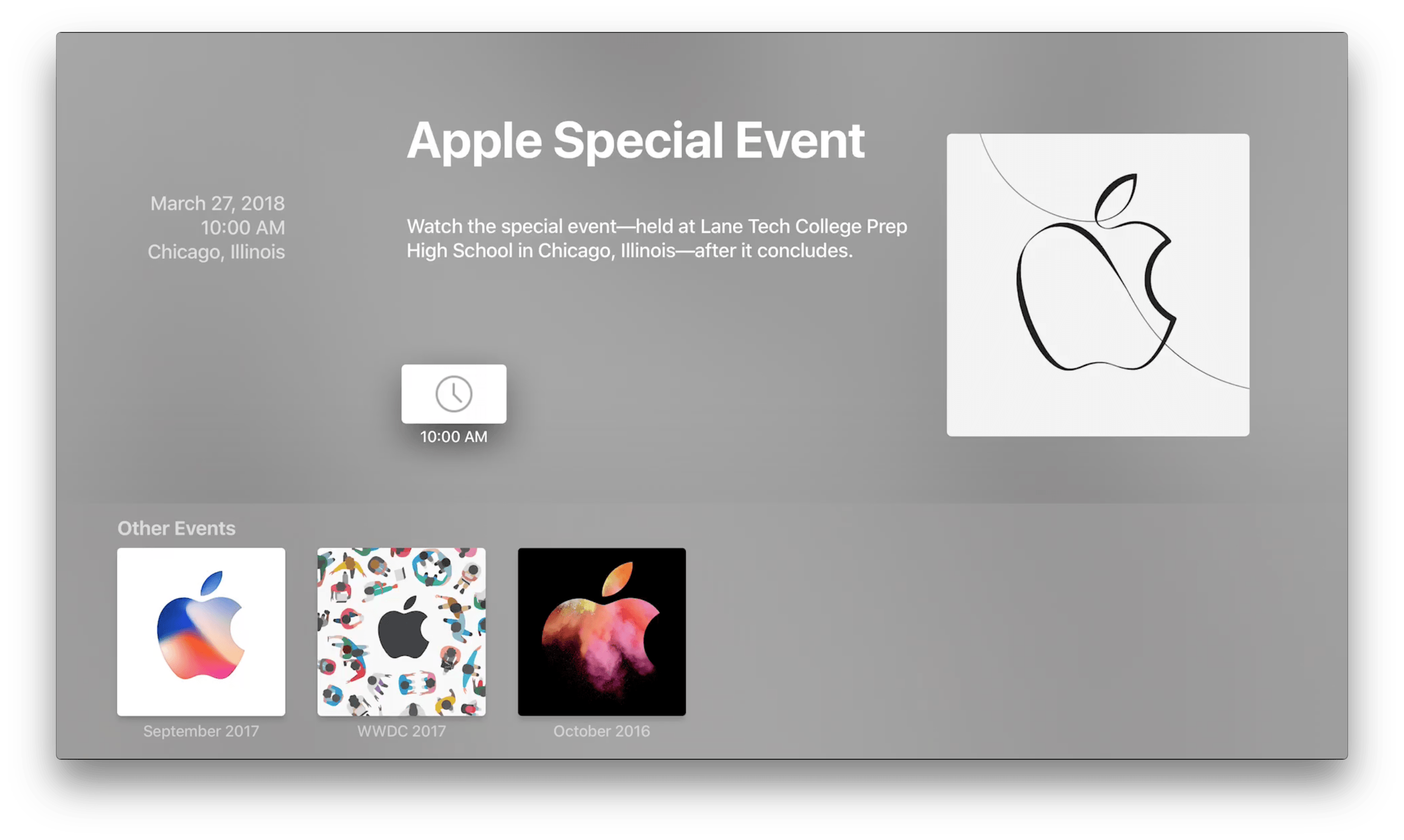 Apple Not Stream March Event 2018 1