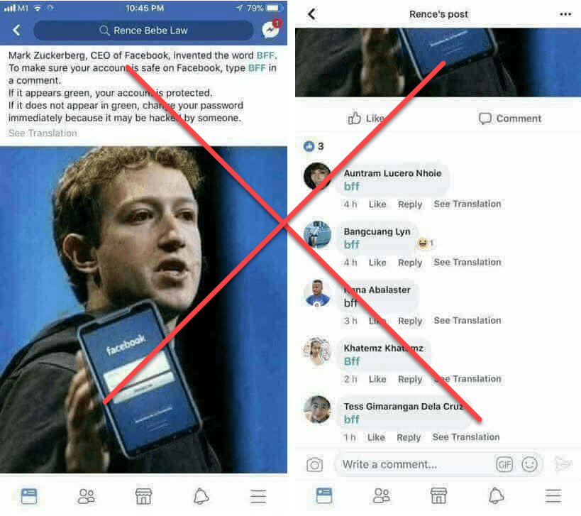Bff Prove Account Secure Fake News 2