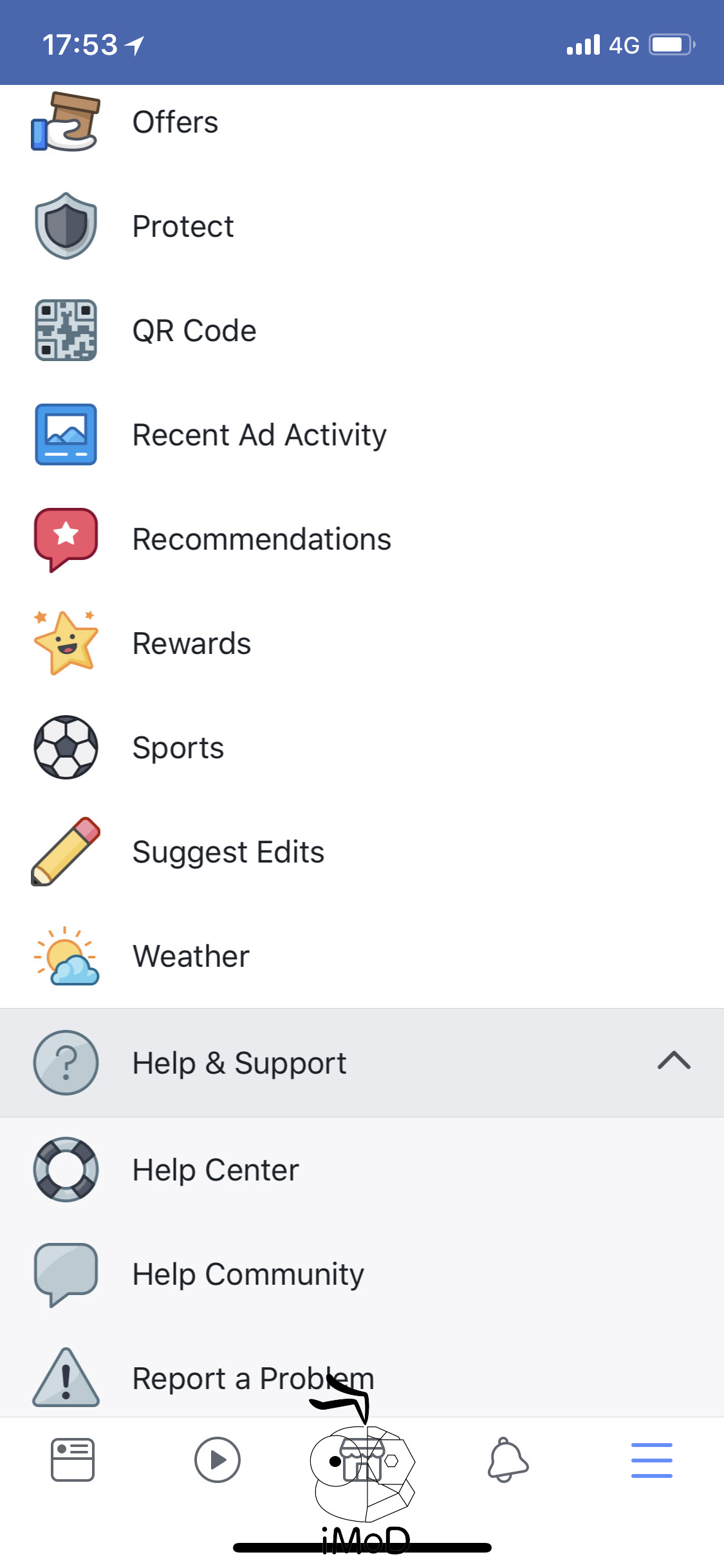 Facebook 163 New Icon More Tab 4