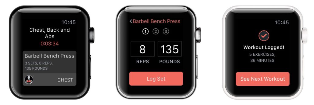 Fitbod Apple Watch 2