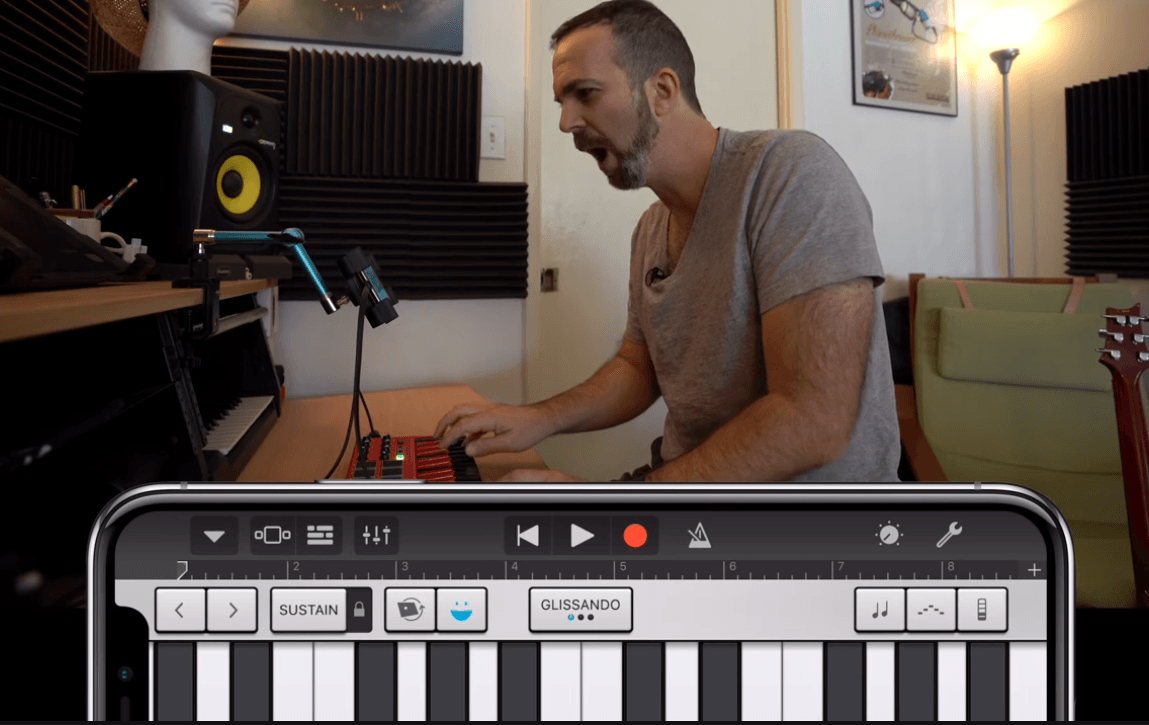Garageband Truedepth Face Control Iphone X 2