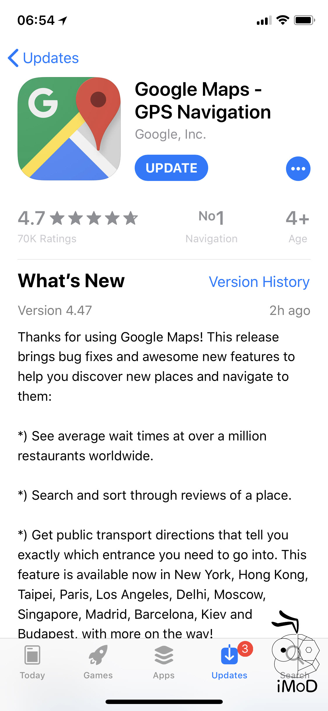 Google Maps 4 47 Update 1