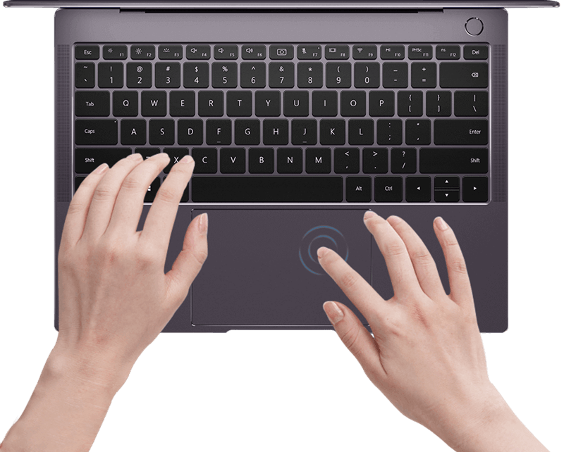 Huawei Matebook X Pro Big Touchpad Intuitive Keyboard