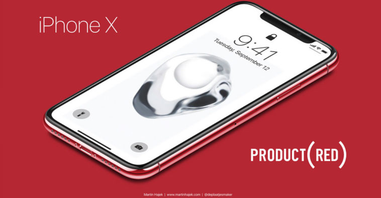 Iphone X Red By Martin