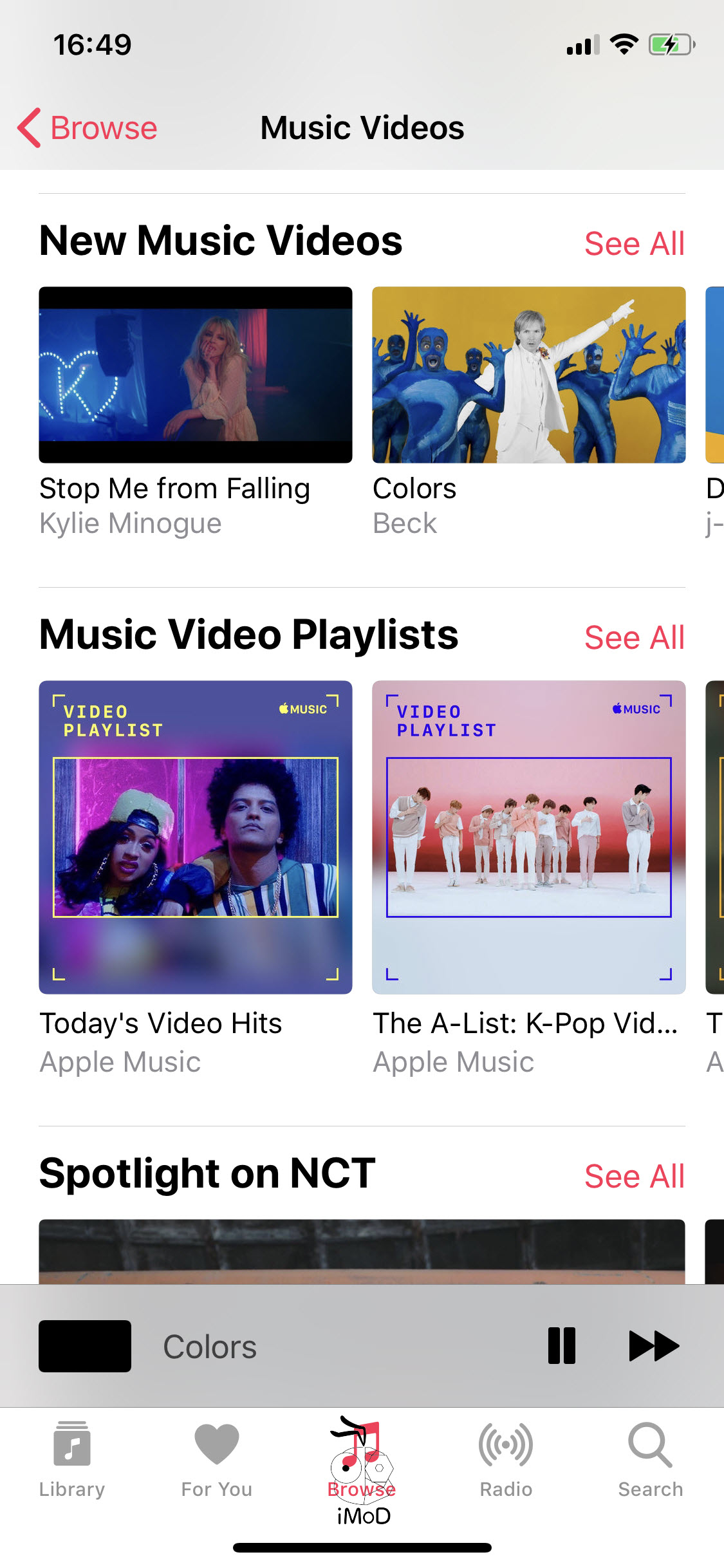 Music Videos Section Appears In Apple Music Ios 11 3 005