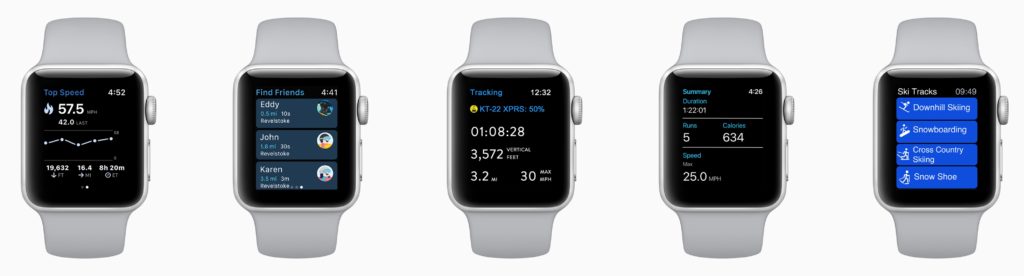 Skiing Snowboard Apple Watch