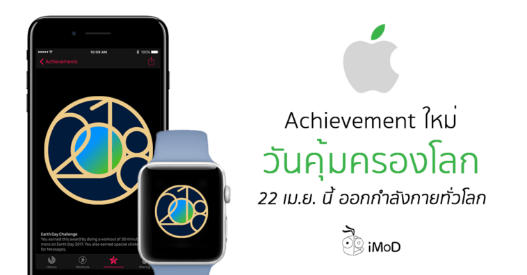 Apple Watch Earth Day Acheivement 2018