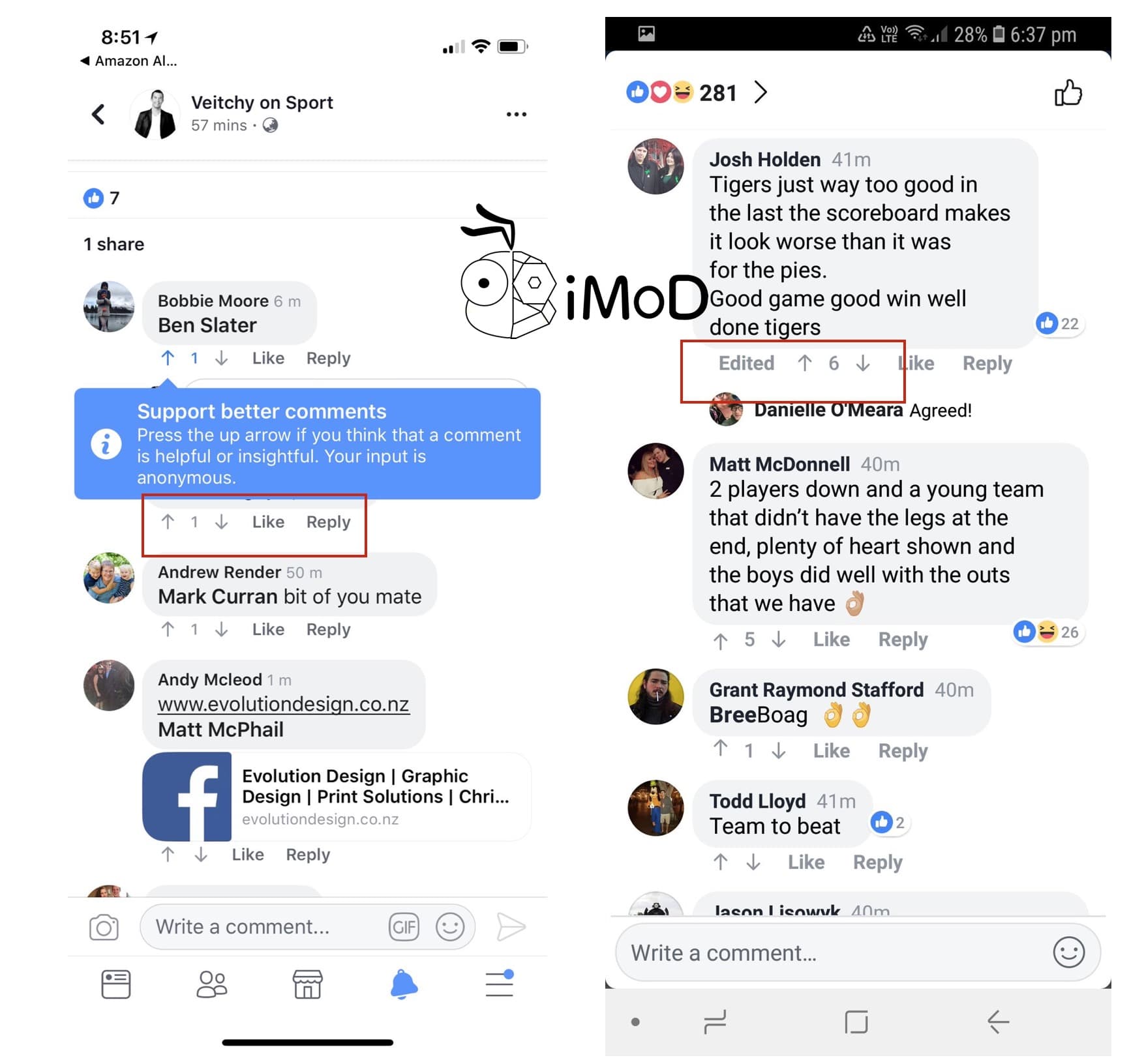 Facebook Vote Button