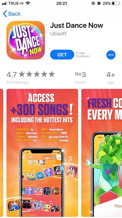 Game Just Dance Now Footer