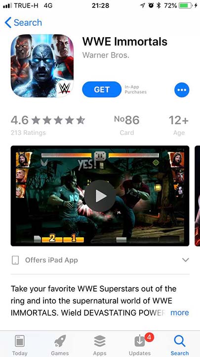 Game Wwe Immortals Footer