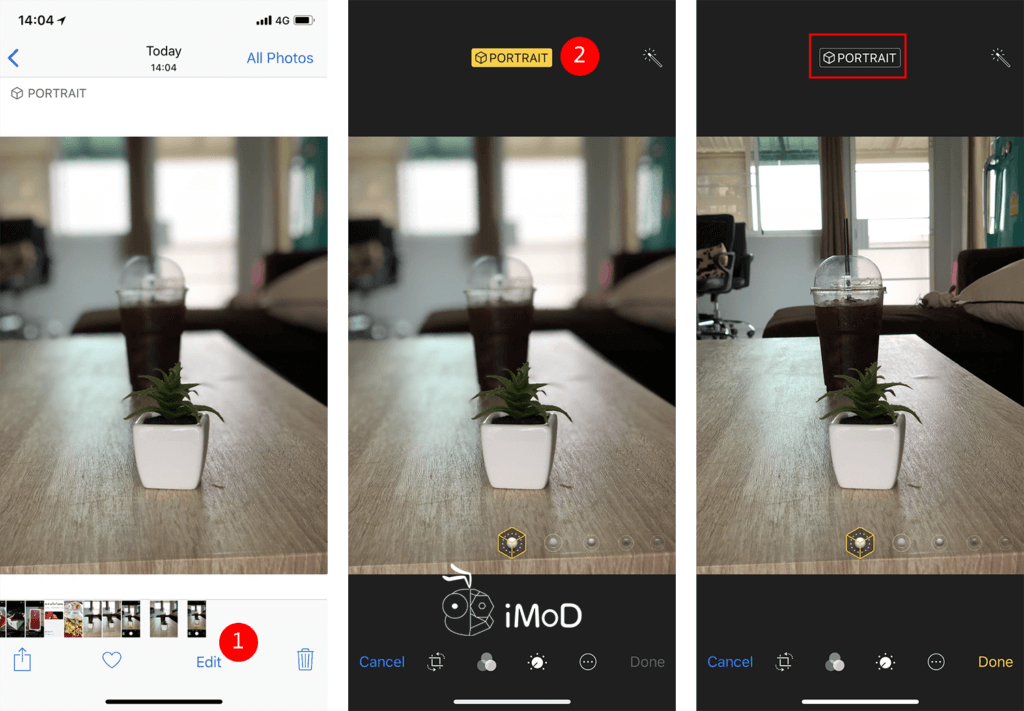 How To Remove Portrait Mode Effect After Take Photo 1