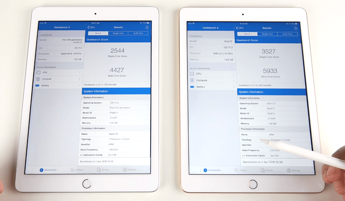 Ipad Gen 6 Vs Ipad Gen 5 Speed Compare 6
