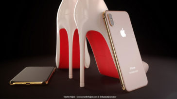 Iphone X Red And Blush Gold Renders