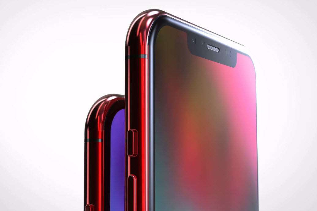Iphone X X Plus Red Concept 003