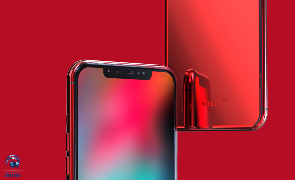 Iphone X X Plus Red Concept 011
